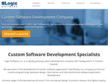Tablet Screenshot of logicsoftware.net